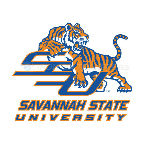 Savannah State Tigers Logo T-shirts Iron On Transfers N6140
